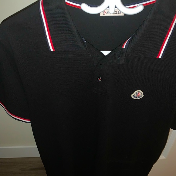 Moncler Other - New Black Moncler Polo Shirt